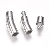 Tarnish Resistant 304 Stainless Steel Bayonet Clasps STAS-O114-053P-A-4