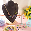 36Pcs 18 Styles Spray Plating Alloy Pendants FIND-TA0007-94-7