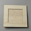 Square Wood Photo Frames DIY-WH0349-45-2