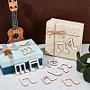 100Pcs Musical Note Unfinished Wood Cutouts WOOD-WH0025-95-5