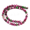 Synthetic Fossil Beads Strands G-L028-8mm-01-7