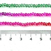 Transparent Painted Glass Beads Strands X1-DGLA-A034-T2mm-A24-3