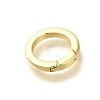 Rack Plating Ring Brass Spring Gate Rings KK-Z086-54G-05-2