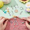 35Pcs Hamsa Hand with Evil Eye DIY Knitting Tool Sets HJEW-NB00061-3