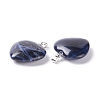 Natural Sodalite Pendants G-G956-B39-FF-4