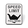 Speed Limit Alloy Enamel Pins JEWB-A024-05-1