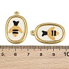 304 Stainless Steel & Embroidered Pendants SA-CBA1ED9-09G-3