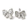 Brass Stud Earrings EJEW-D109-05P-1