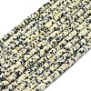 Natural Dalmatian Jasper Beads Strands G-P575-B03-4x1mm-2