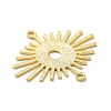 Brass Connector Charms KK-H435-14G-3