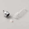Glass Wishing Bottle Pendant FIND-WH0160-68-2