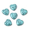 Dyed Synthetic Turquoise Heart Love Stone GG-CBAFDA5-03G-1