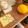 4 Pairs 2 Colors Iron Stud Earrings EJEW-HY0001-42-3