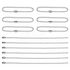 201 Stainless Steel Hanging Tag Chains STAS-N119-02D-P-1