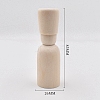 Unfinished Wooden Peg Dolls DOLL-PW0002-019-3