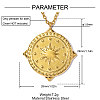 304 Stainless Steel Pendants SA-OY001-74G-2