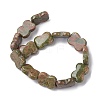 Natural Unakite Beads Strands G-K359-D09-01-3