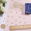 SUNNYCLUE 60Pcs 2 Styles Rabbit Alloy Rhinestone Cabochons MRMJ-SC0001-16-3