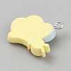 Opaque Resin Pendants LS-RESI-CJC0020-37M-2
