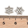 Brass Micro Pave Cubic Zirconia Bead Caps CU-CBA6A75-35A-P-3