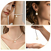 40Pcs 2 Style Shell Pearl Pendants PALLOY-CA00027-6