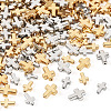 300Pcs 4 Styles CCB Plastic Beads CCB-TA0001-15-3