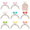   8Pcs 8 Colors Iron Kiss Lock Purse Frames DIY-PH0022-29-1