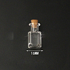 Mini High Borosilicate Glass Bottle Bead Containers BOTT-PW0001-261F-1