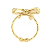 Ion Plating(IP) 304 Stainless Steel Open Cuff Rings for Women LS-RJEW-S409-01G-03-3