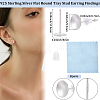 925 Sterling Silver Stud Earring Findings STER-BBC0009-07B-2