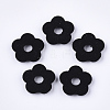 Flocky Acrylic Bead Frames X-OACR-T005-05-01-1