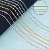 DIY Iron Cable Chains Bracelets Necklaces Making Kits DIY-SP0002-14A-4