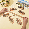 6Pcs Wood Wall Fixture Clips AJEW-FG0005-96B-3