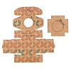 Rectangle Foldable Creative Kraft Paper Gift Box CON-B002-06A-02-2