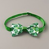Adjustable Cloth Pet Bow Ties AJEW-WH0258-563C-1