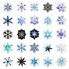 50Pcs Snowflake Paper Stickers DIY-P085-04-5