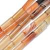 Natural Carnelian Beads Strands G-F631-D32-1