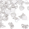 24Pcs 6 Styles Alloy Crystal Rhinestone Pendants FIND-TA0006-20P-2