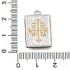 Two Tone 304 Stainless Steel Pendants STAS-D391-05GP-02-3