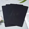 4Pcs Rectangle Acrylic Sheet OACR-PH0001-80D-2