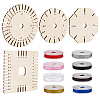 8 Rolls 8 Colors Nylon Thread for Jewelry Making DIY-FG0006-87-1