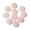 Natural Rose Quartz Carved Cabochons G-C185-01C-01-1