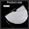 Polyester Lady Tulle Collars AJEW-WH20072-25B-2