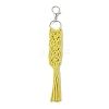 Handmade Macrame Nylon Thread Pendant Decorations HJEW-P019-05P-3