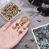 60Pcs 3 Colors Alloy European Beads FIND-PH0021-84-3