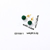 Handmade Fashion Natural Turquoise Stainless Steel Bead Earrings Accessories for Autumn/Winter VH6205-1-1