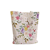 Flower Printed Canvas Women's Tote Bags ABAG-L018-C02-1