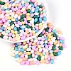 Baking Paint Glass Seed Beads SEED-T007-15M-3