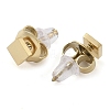 Ion Plating(IP) 304 Stainless Steel Stud Earrings for Women EJEW-B109-04C-G-2