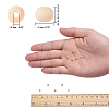 Unfinished Natural Wood Beads WOOD-PH0001-09A-3
